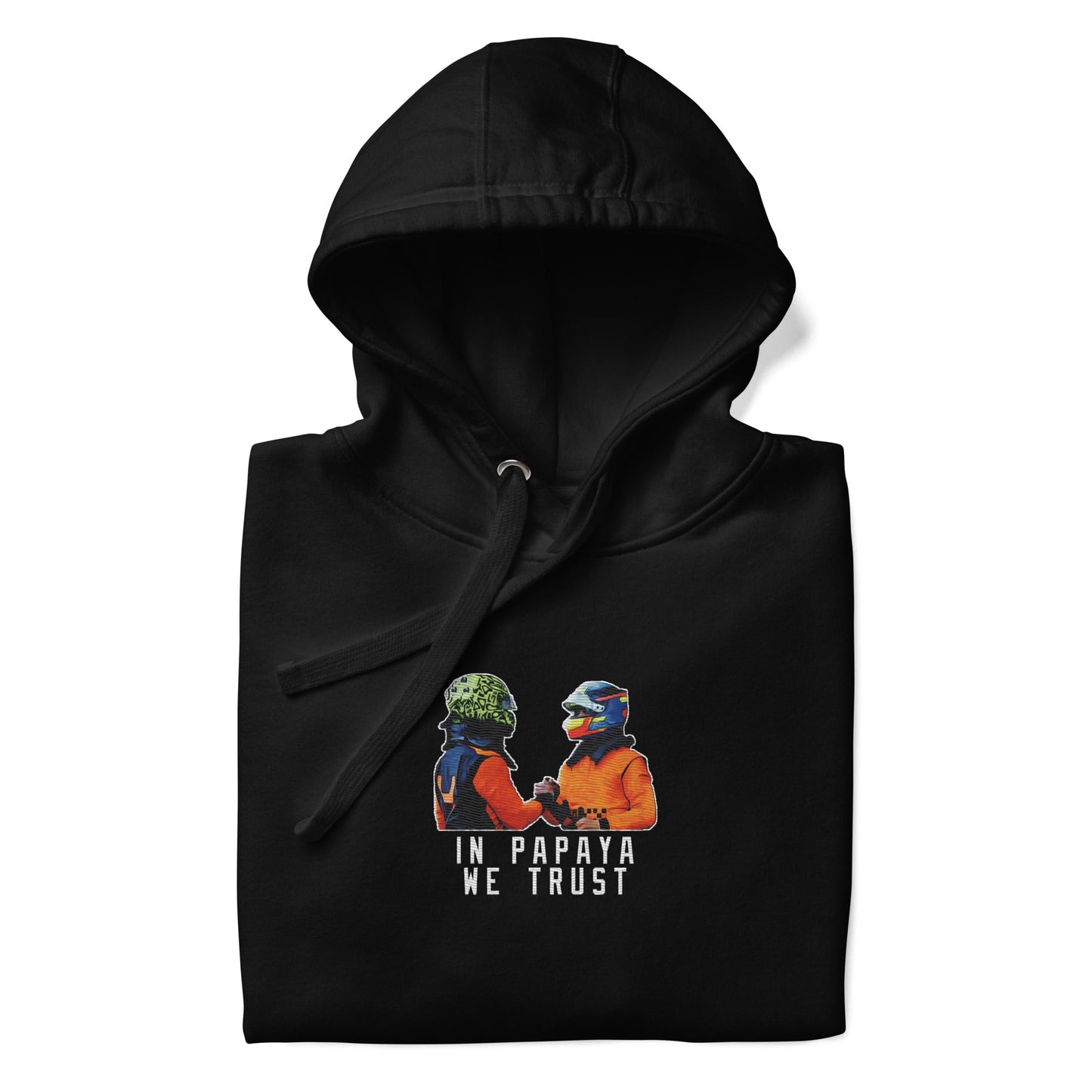 In Papaya We Trust Hoodie - Box Box Merch