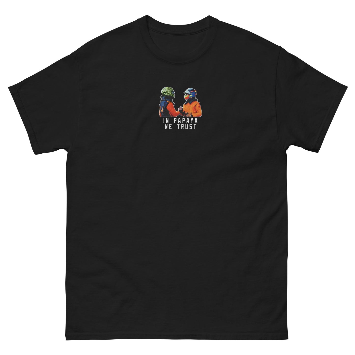 In Papaya We Trust T-shirt - Box Box Merch