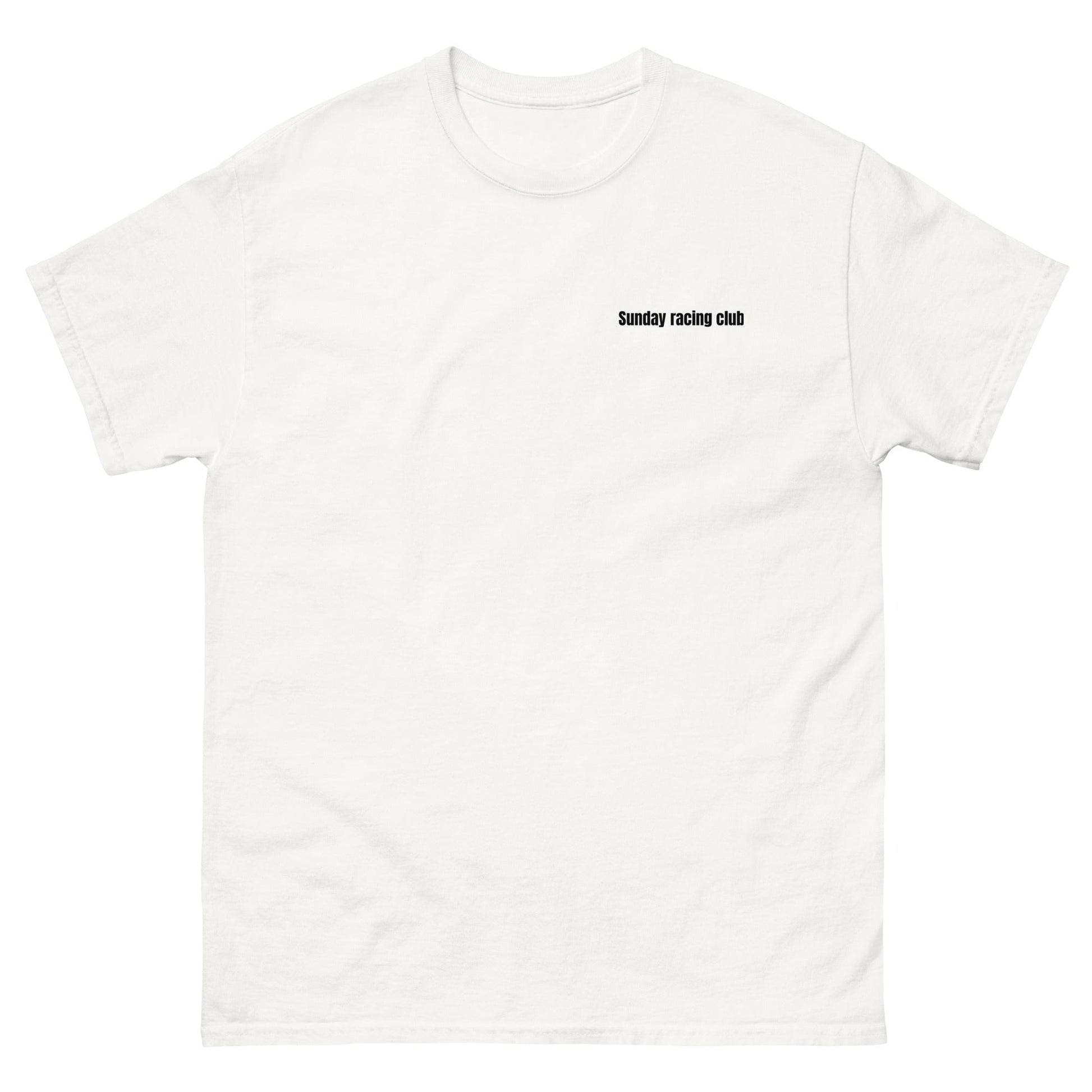 We Race on Sundays t-shirt - Box Box Merch